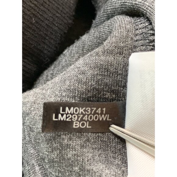 Karl Lagerfeld Paris Plaid Wool Crewneck Sweater L/G With Zip Pocket RF10607 - Picture 13 of 13